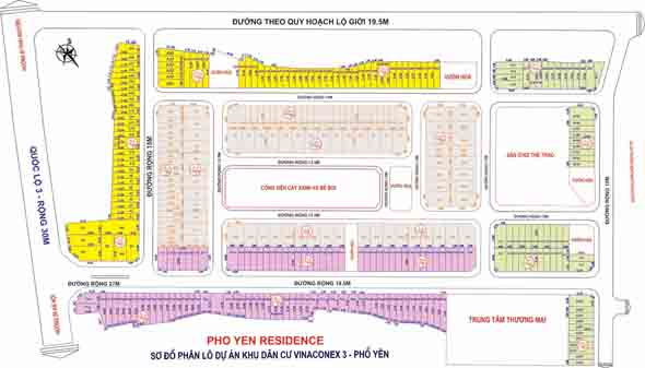 Mặt Bằng Dự Án Phổ Yên Residence